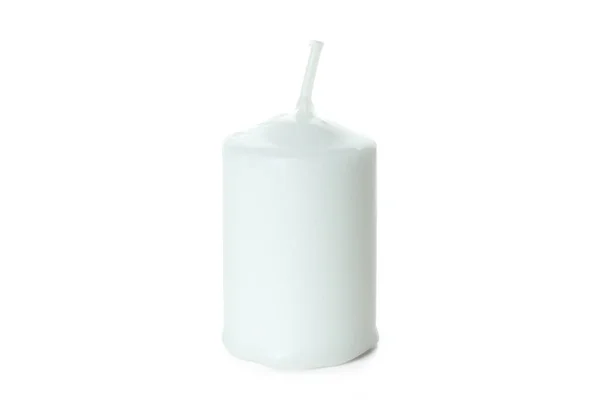 Aroma Candle Relaxation Isolated White Background — Stock Photo, Image