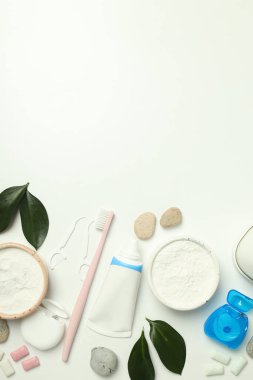 Diş veya ağız bakımı kavramı, metin için boşluk