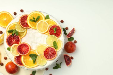 Pastalı lezzetli yemek kavramı, yazı için yer.