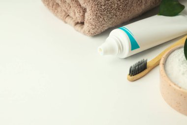 Diş veya ağız bakımı kavramı, metin için boşluk