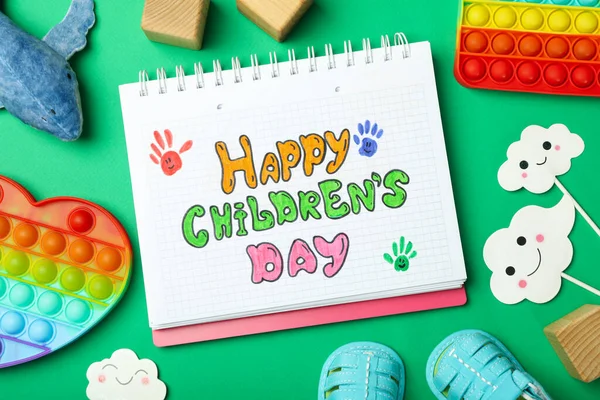 Nane arkaplanındaki Dünya Çocuk Günü kavramı