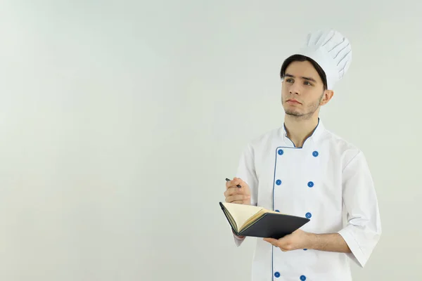 Pojetí Profese Mladý Atraktivní Muž Kuchař — Stock fotografie