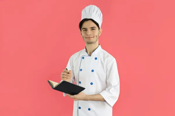 专业概念 年轻貌美的男性厨师 — 图库照片