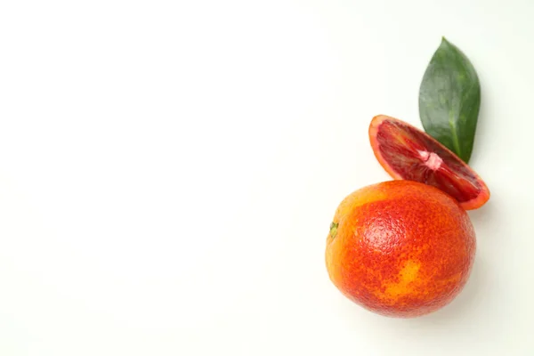 Concept Citrus Met Rood Oranje Ruimte Voor Tekst — Stockfoto