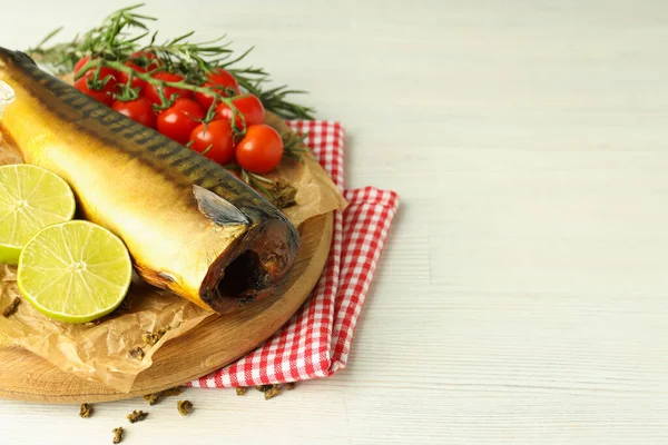 고등어가 맛있는 음식의 본문을 — 스톡 사진