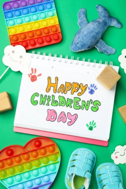 Nane arkaplanındaki Dünya Çocuk Günü kavramı