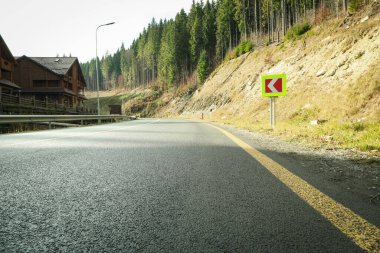 Ukrayna 'daki güzel Karpat manzaralarının fotoğrafı