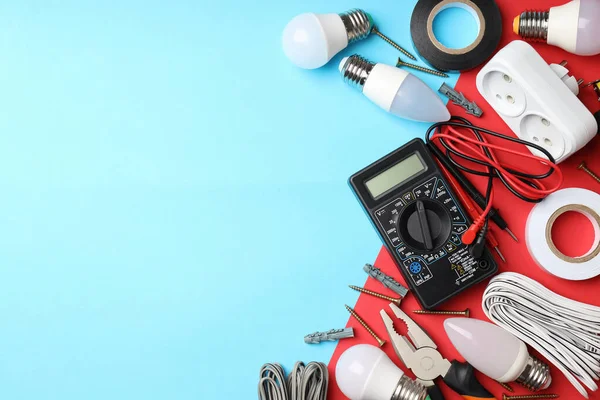 Elektrikçi araçları kavramı, metin için boşluk