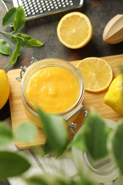 Limonlu lezzetli yemek kavramı, yakın çekim.