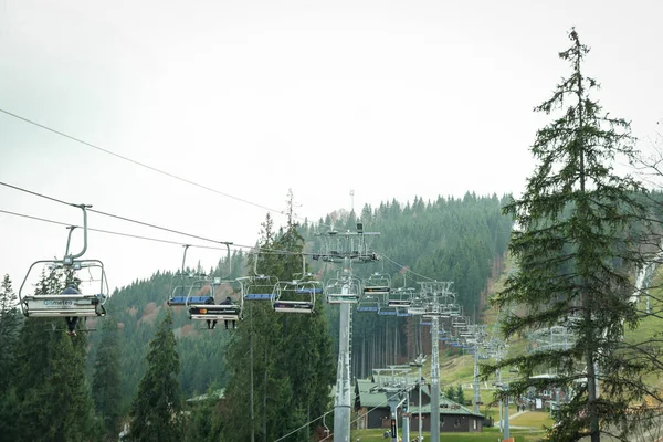 Ukrayna 'daki güzel Karpat manzaralarının fotoğrafı
