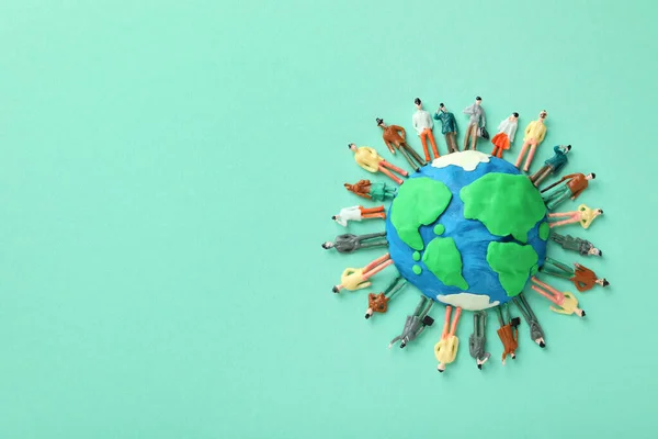 Concept Composition World Population Day — Fotografia de Stock