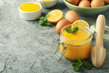 Limonlu lezzetli yiyecek kavramı, metin için boşluk