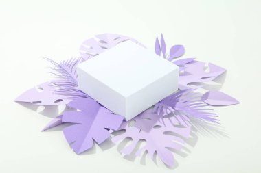 Tasarım ve reklamınız için podyumlu kompozisyon