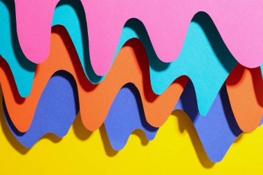 Renkli ve soyut psikedelik arkaplan, psikedelik tasarım kavramı