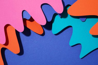 Renkli ve soyut psikedelik arkaplan, psikedelik tasarım kavramı