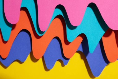 Renkli ve soyut psikedelik arkaplan, psikedelik tasarım kavramı