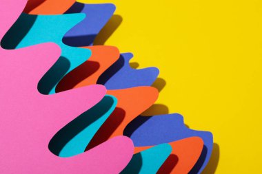 Renkli ve soyut psikedelik arkaplan, psikedelik tasarım kavramı