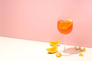 Taze alkol içeceği kavramı, Aperol Spritz, metin için alan