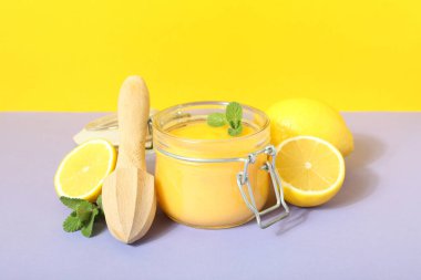 Limonlu lezzetli yemek kavramı