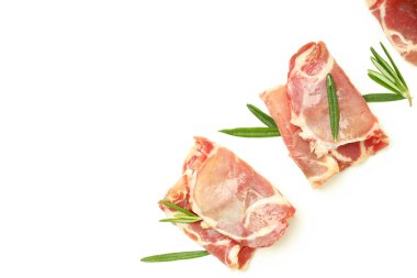 Jamonlu lezzetli yemek kavramı, metin için boşluk.