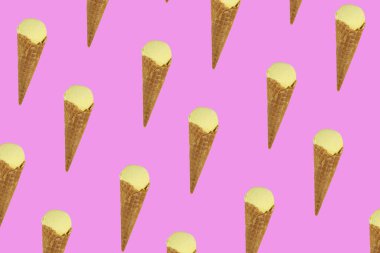 Dondurmalı parlak ve renkli bir arka plan.