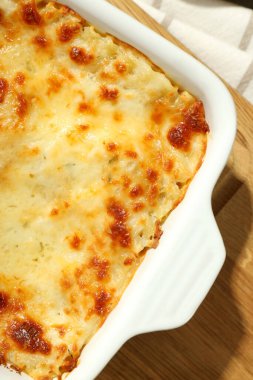 Lezzetli yemek kavramı - Lasagna, kapat