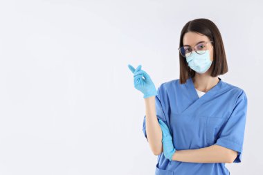 Meslek anlayışı, genç bayan doktor.