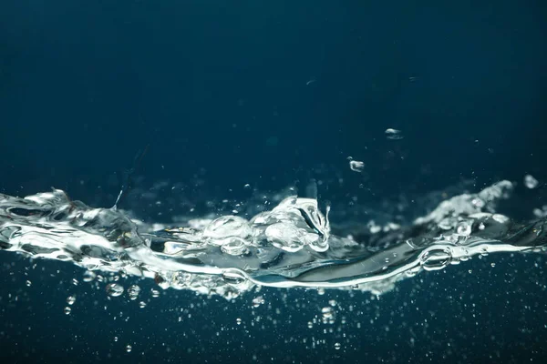 Концепция Свежести Прозрачной Воды Крупным Планом — стоковое фото
