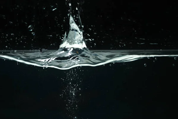 Begreppet Friskhet Klart Vatten Närbild — Stockfoto