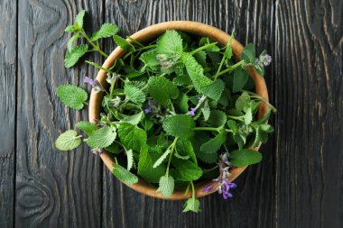 Nane aromaterapi kavramı, üst görünüm