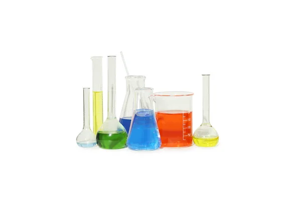 Concept Science Different Laboratory Accessories — Stock Photo, Image