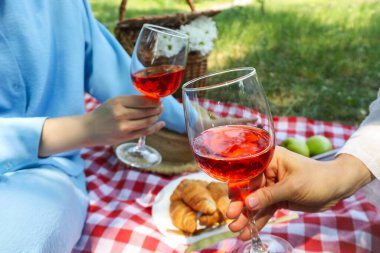 Concept of beautiful outdoor relax in summer time, picnic