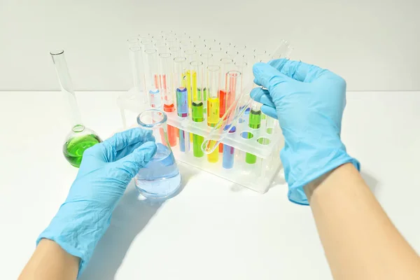 Concept Science Research Laboratory Accessories — Stock Photo, Image
