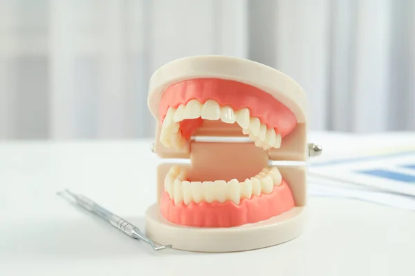 Concept Dental Care Tooth Care Close — Stock Photo, Image
