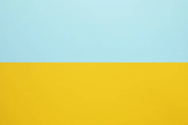 Two Tone Background Colors Ukrainian Flag — 스톡 사진