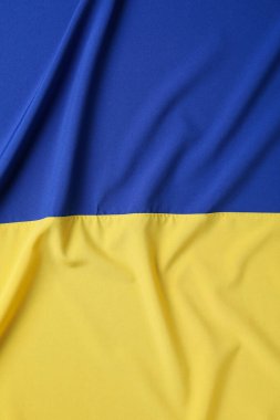 Flag of Ukraine on whole background, concept of national symbols