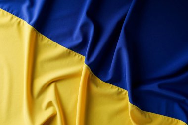 Flag of Ukraine on whole background, concept of national symbols