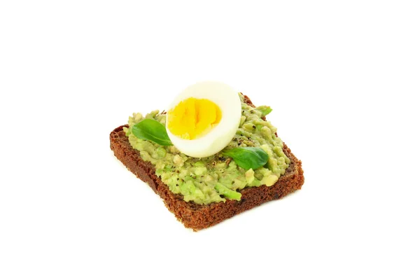 Sandwich Egg Isolated White Background —  Fotos de Stock