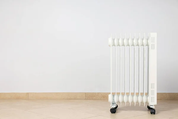 Concept Heating Season Modern Electric Heater Room — Fotografia de Stock