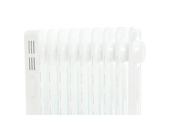 Riscaldatore Elettrico Moderno Isolato Sfondo Bianco — Foto Stock