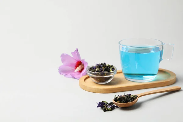 Concept Tasty Hot Drink Anchan Tea Space Text — Foto de Stock
