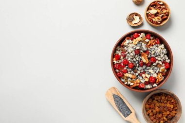 Concept of Orthodox Christmas food, Kutya, space for text