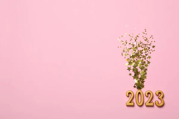 Concept Happy New Year 2023 Space Text — Stock fotografie