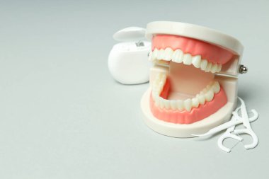 Diş bakımı kavramı, metin için boşluk