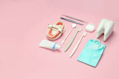 Diş bakımı kavramı, metin için boşluk