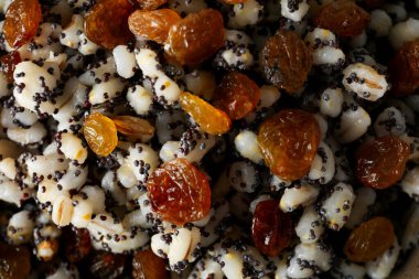 Concept of Orthodox Christmas food, Kutya dish