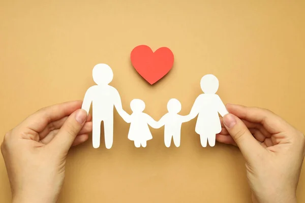 Concetto Famiglia Protezione Della Famiglia Diritti Della Famiglia Salute Della — Foto Stock