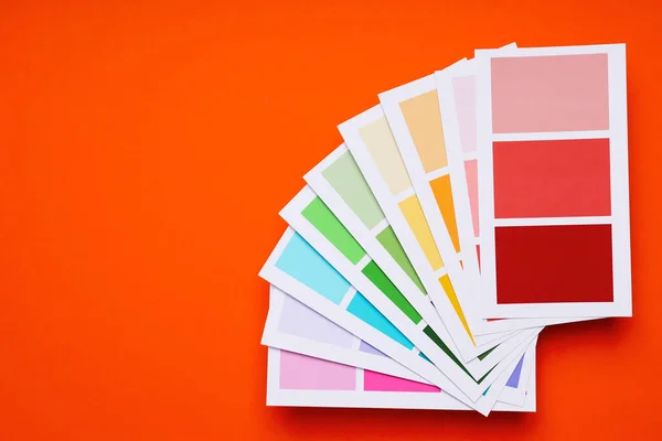 Tasarım Için Renk Kavramı Renk Paletleri Metin Için Boşluk — Stok fotoğraf