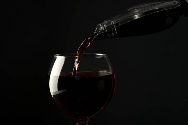 Concept of tasty and delicious alcohol drink, wine