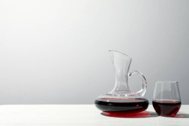 Concept of delicious alcohol drink, wine, space for text